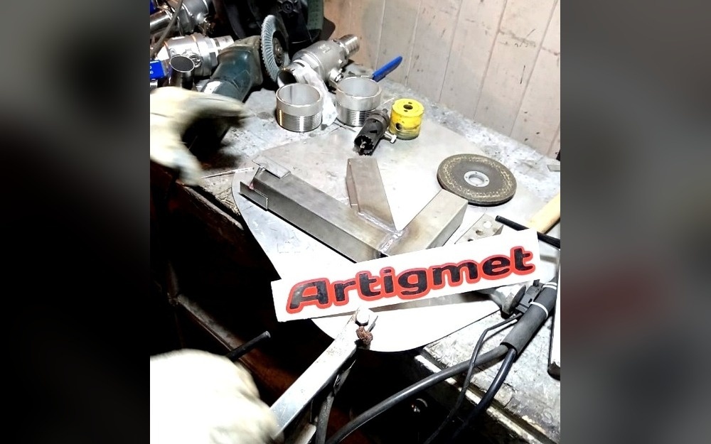 Manifold sanitario con válvulas en acero inoxidable - Artigmet