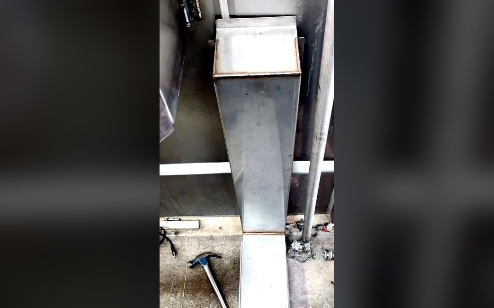 Canalización vertical sanitaria en acero inoxidable - Artigmet