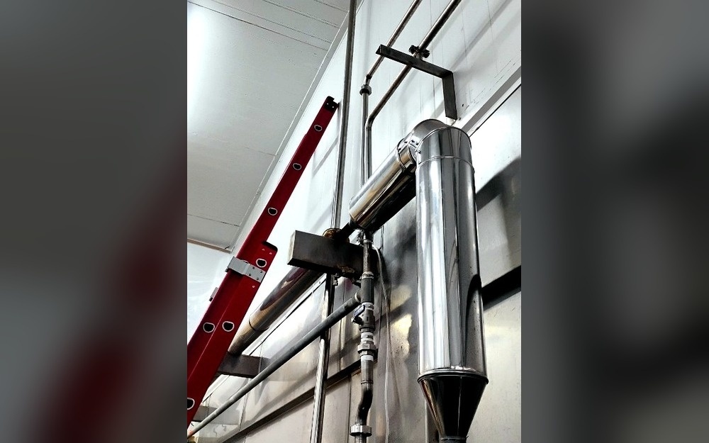 Línea de piping sanitario y ciclón pulido espejo - Artigmet